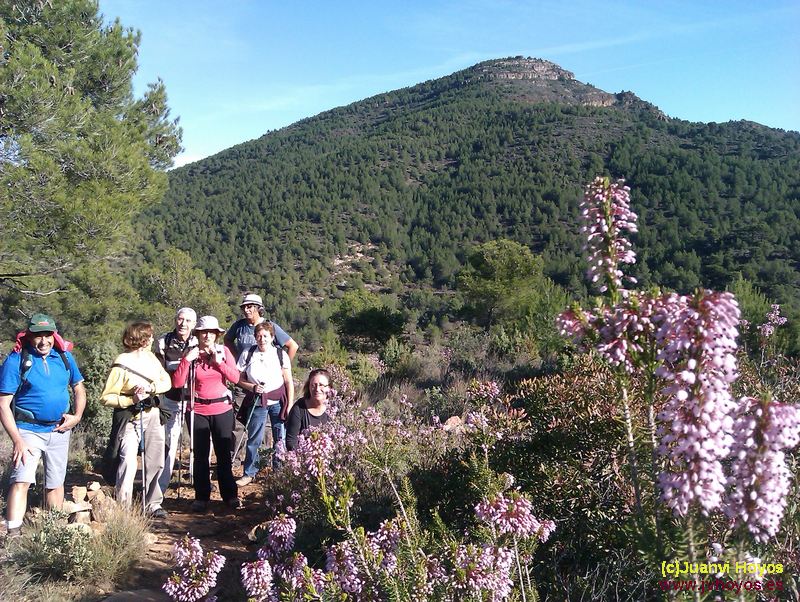 Subida al Pic Rebalsadors desde Serra, 8 de diciembre de 2011